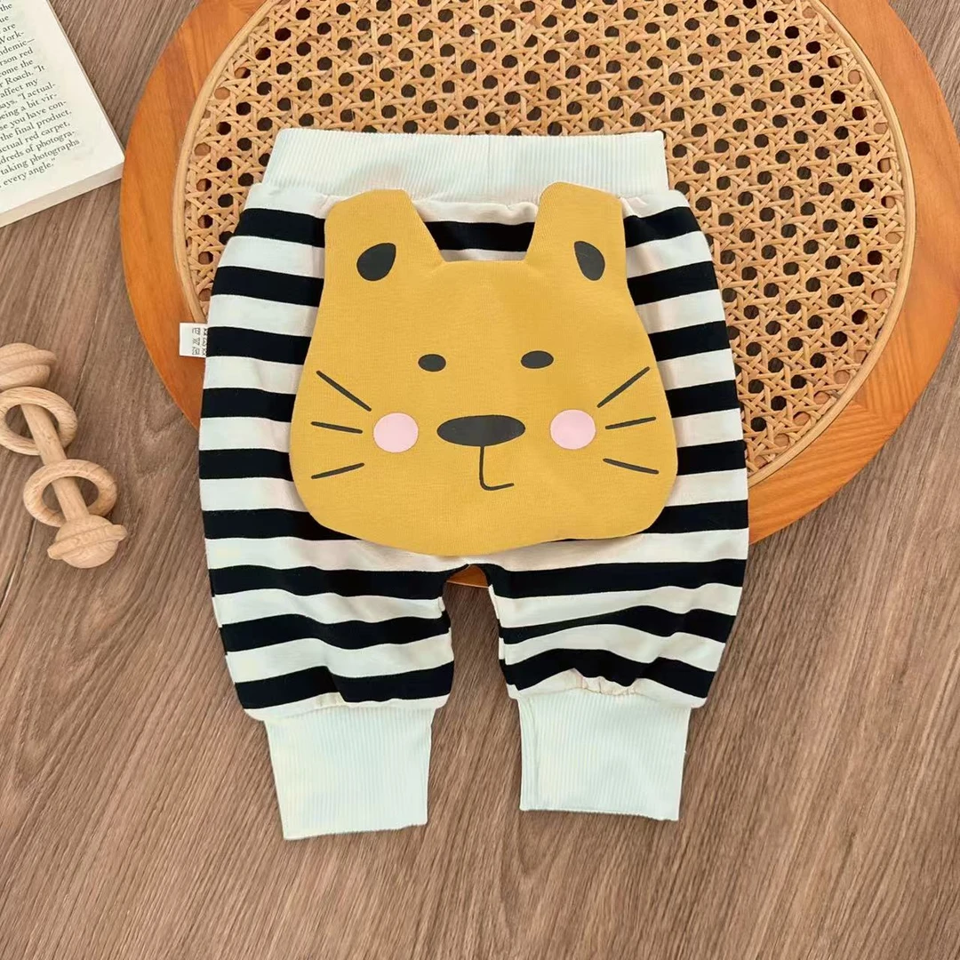 婴儿大PP裤秋装男女童宝宝卡通长裤子儿童小童宝宝哈伦束腿包屁裤