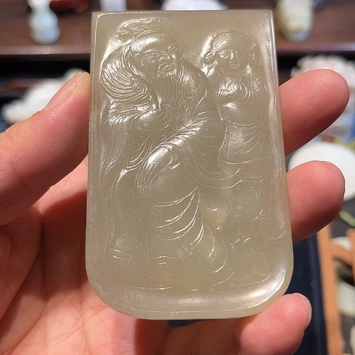 玄***武和田玉未镶嵌挂件