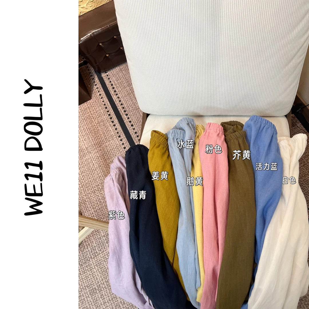 Dolly(亚麻半裙2)文艺风简约百搭纯色亚麻半裙1