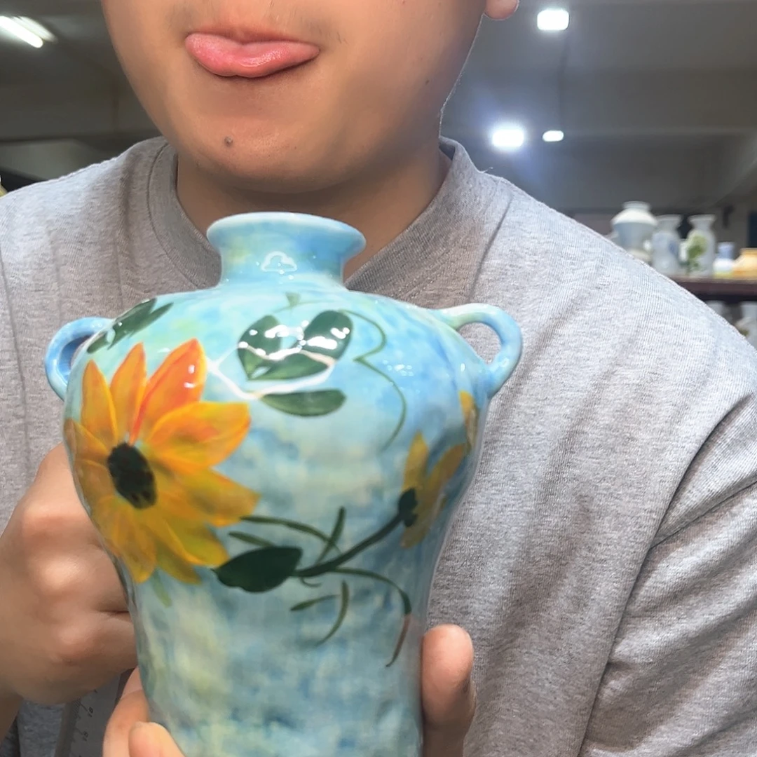 陶瓷手工手绘到手一个 27-7