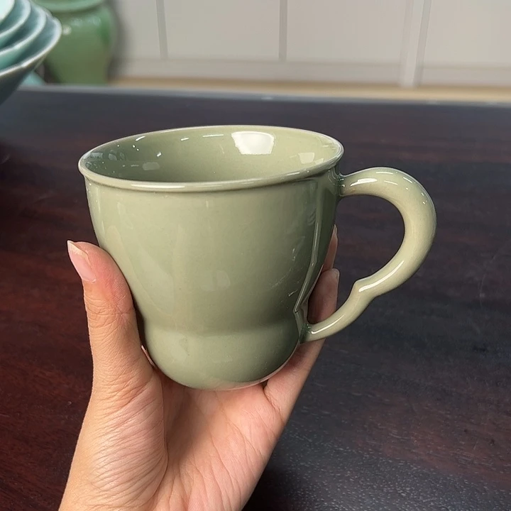 龙泉云间青瓷小米茶器