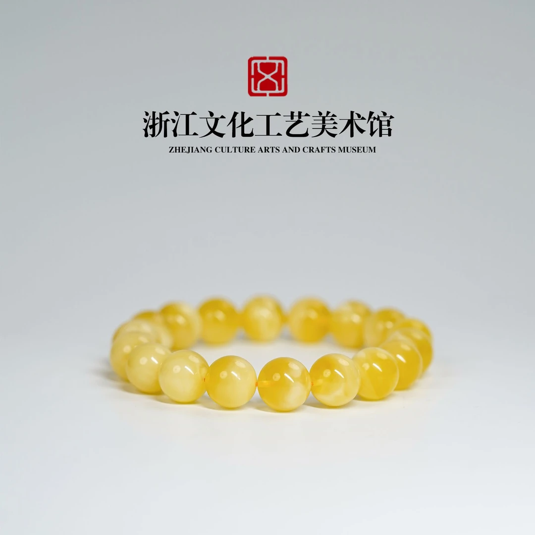 蜜蜡圆珠10mm单圈时尚百搭素圈手串