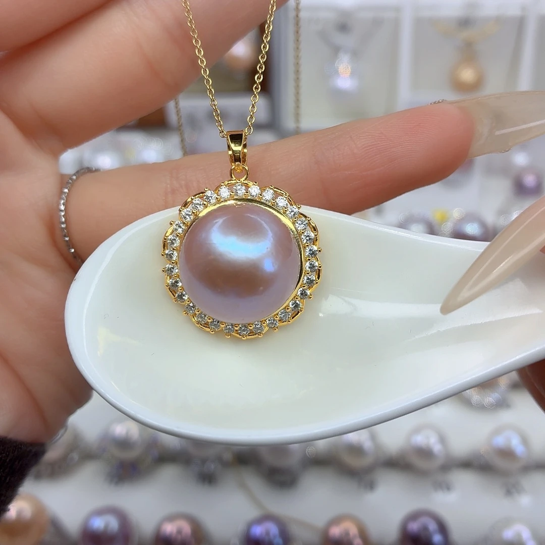 颈饰淡水珍珠合金F