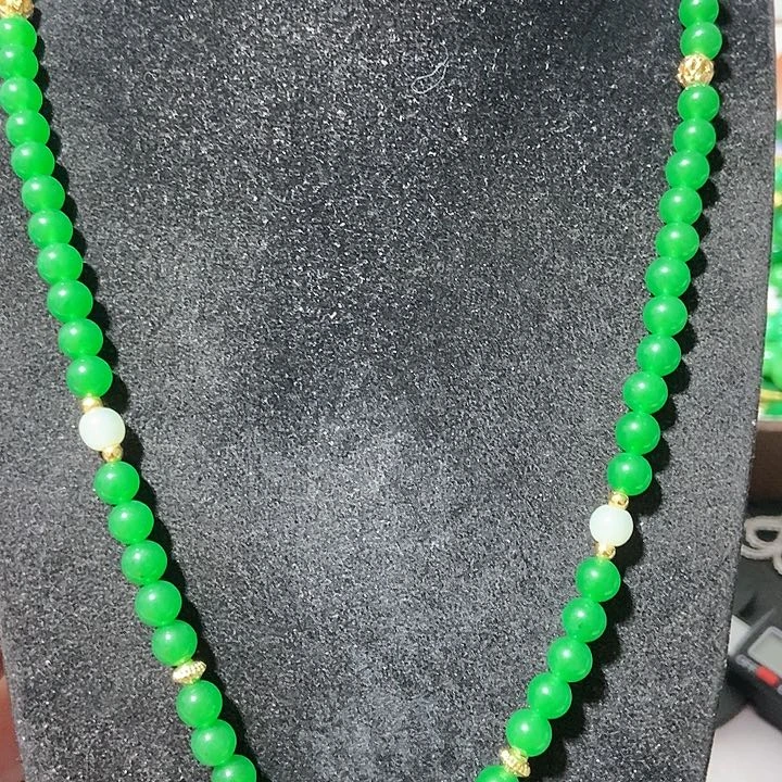 翡翠颈饰14K金镶嵌吊坠