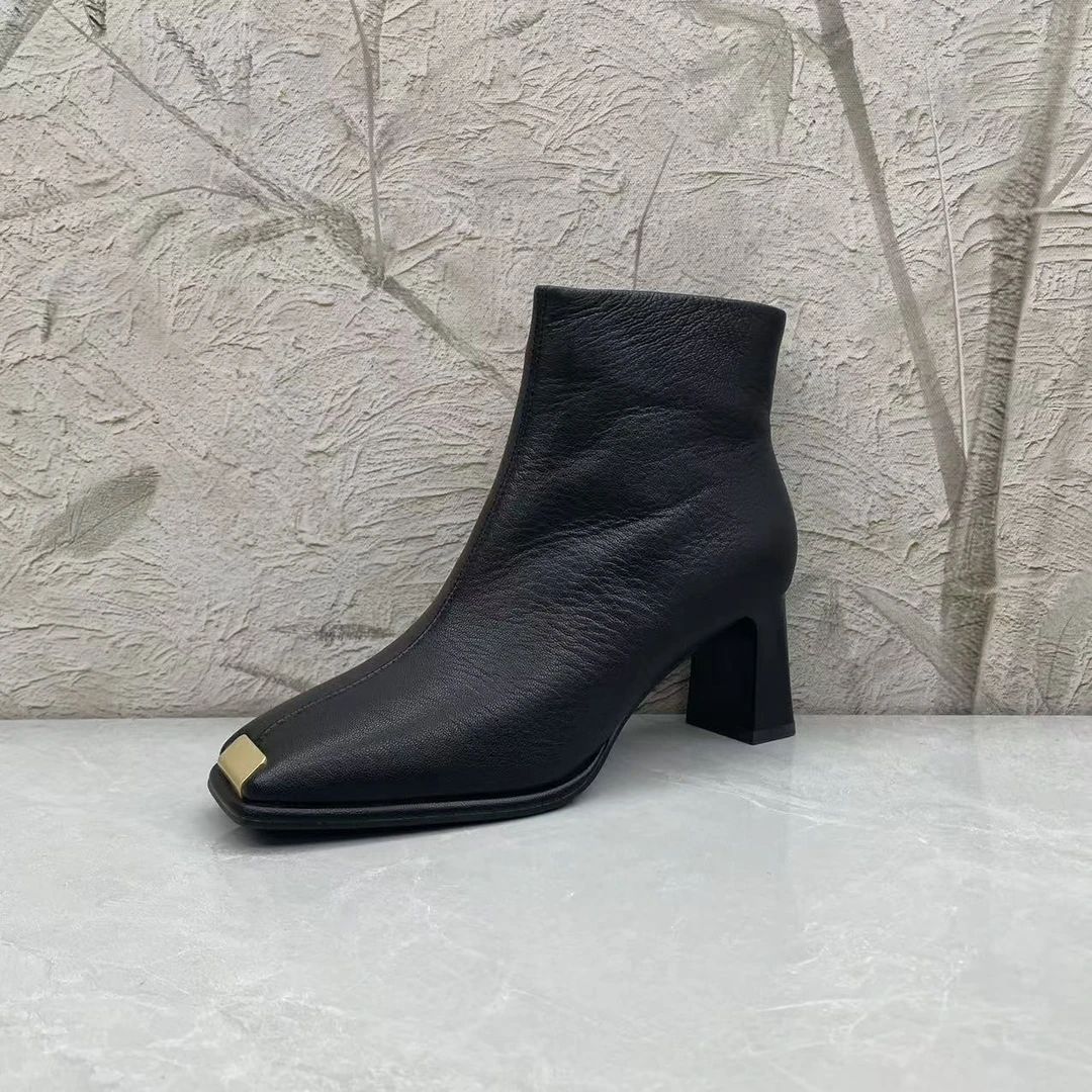 短靴女女靴子（羊皮）00187 绒