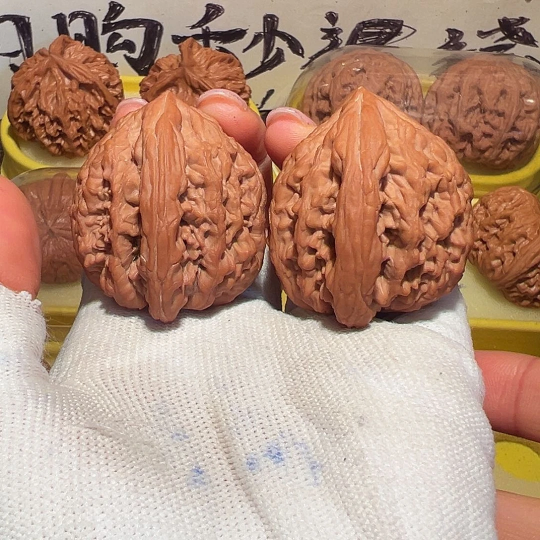 吊坠文玩核桃40全品蓟县虎头王