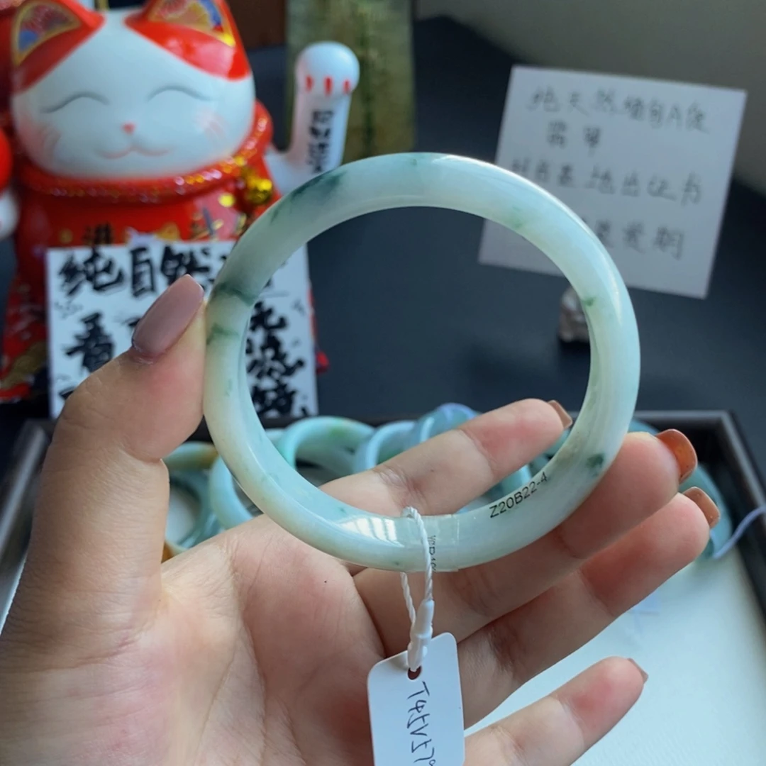 翡翠未镶嵌手镯57-58