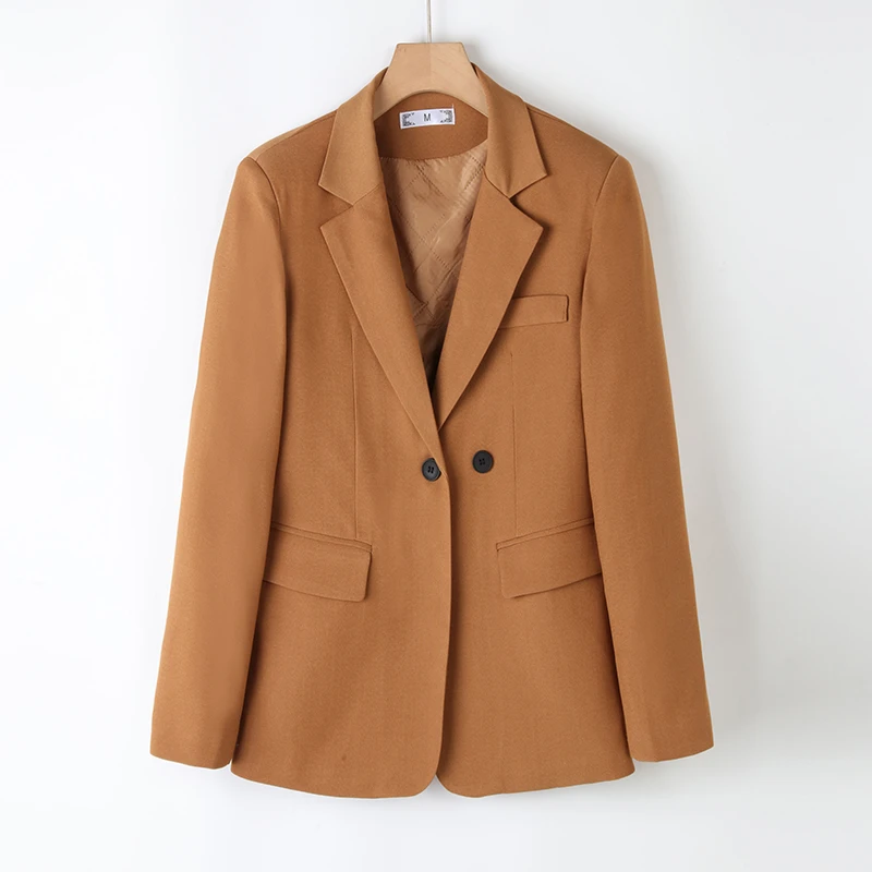 8997加棉加厚西装外套冬季新款韩版时尚气质女士小西服上衣