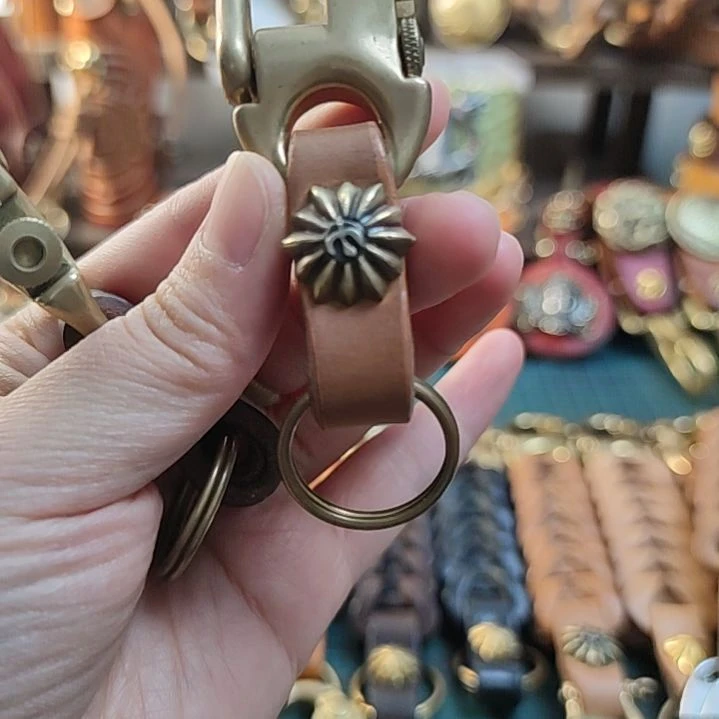 铜铁合金类海军钩钥匙扣