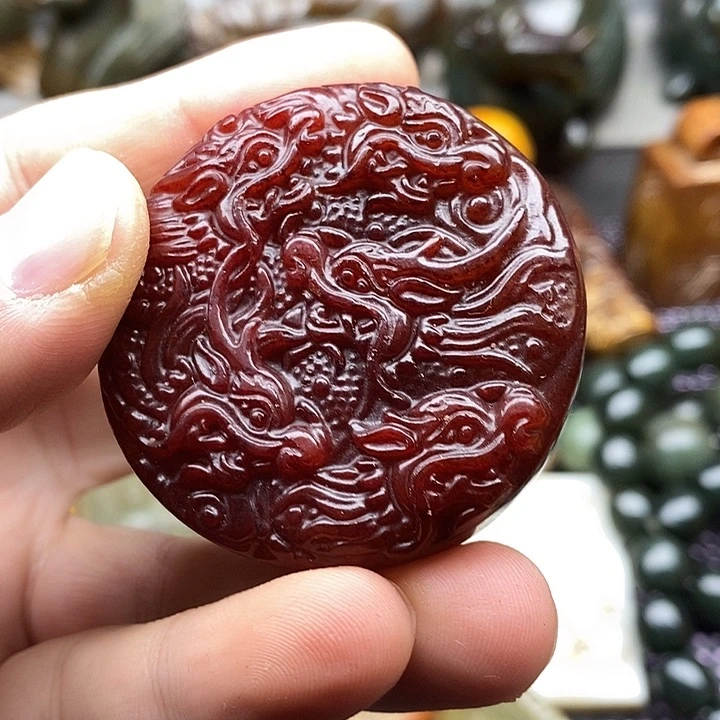 未镶嵌蛇纹石玉颈饰