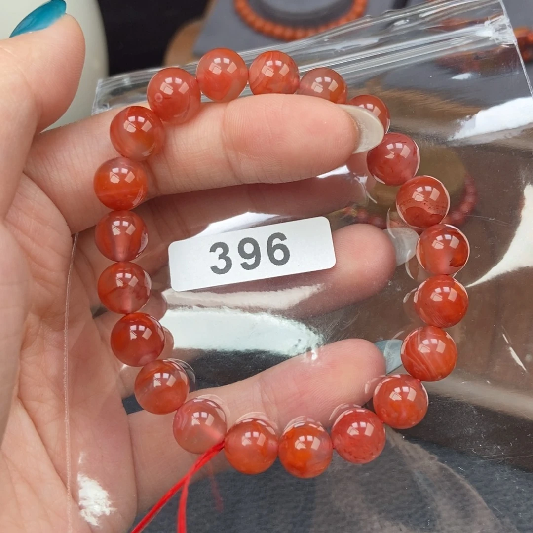 南红玛瑙未镶嵌手链卡9