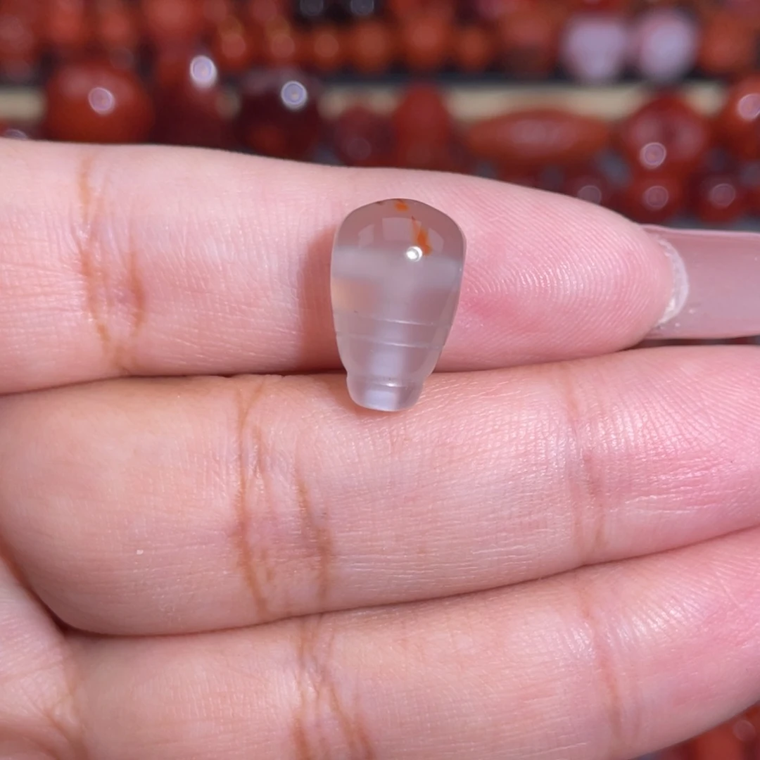 南红玛瑙未镶嵌冰飘三通卡9.3