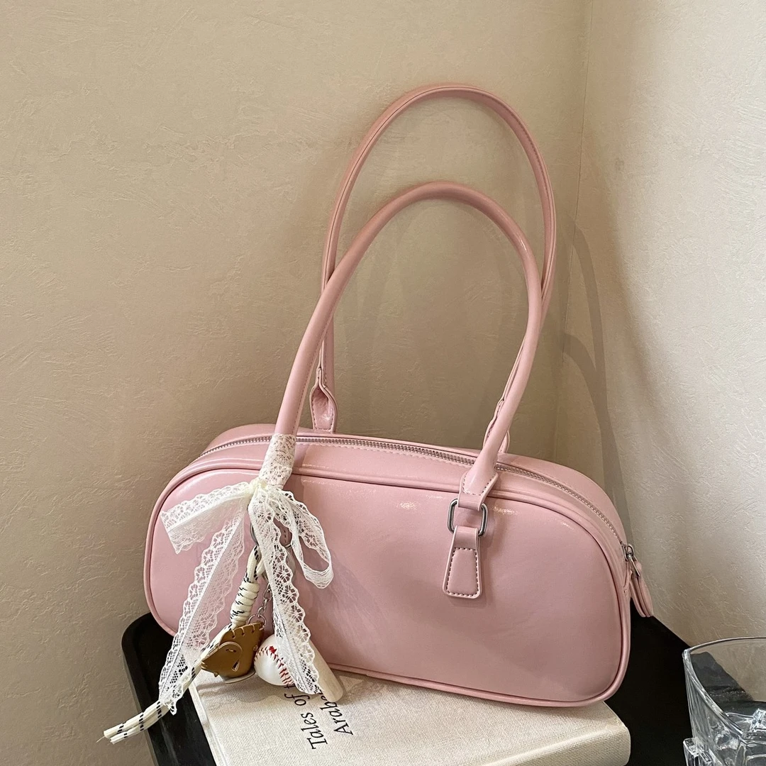 2025春季新款潮女包复古时尚腋下包小众质感腋下包简约休闲法棍包