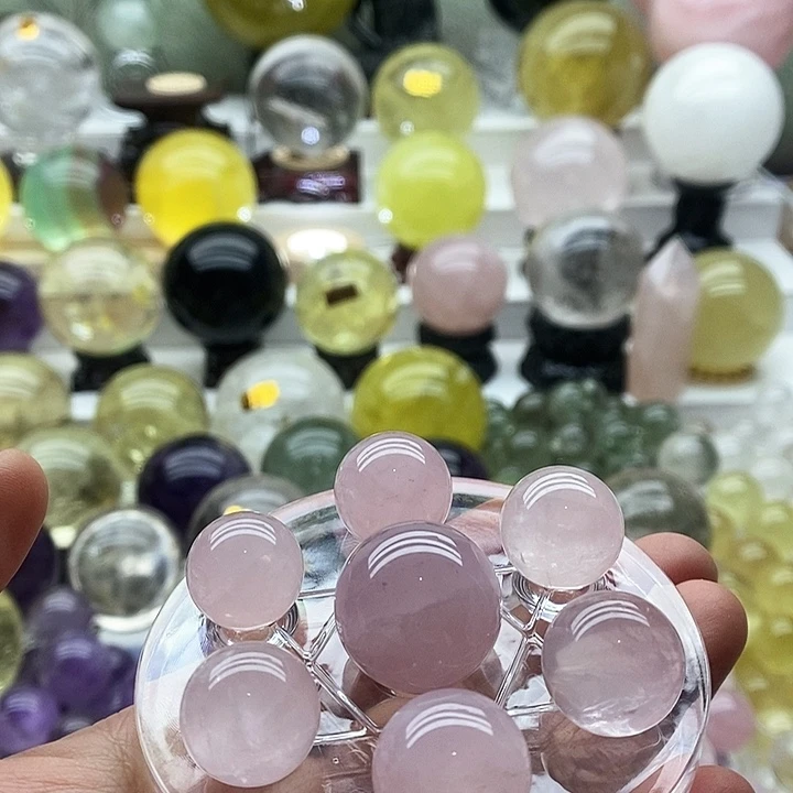 未镶嵌珠宝半成品水晶熏*草2