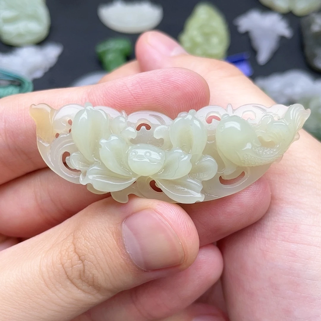 【闪购商品】和田玉未镶嵌颈饰温****Ծ