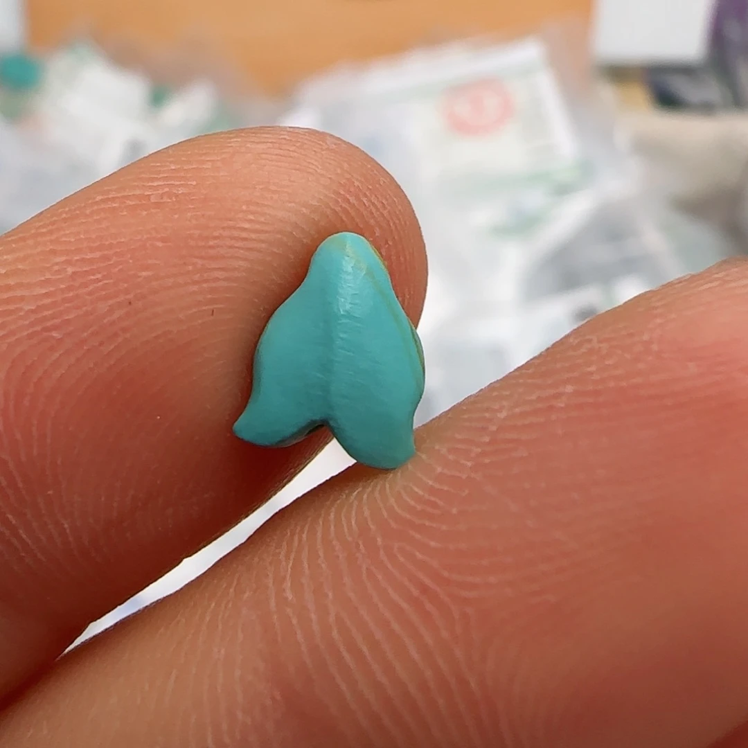 绿松石珠宝半成品未镶嵌