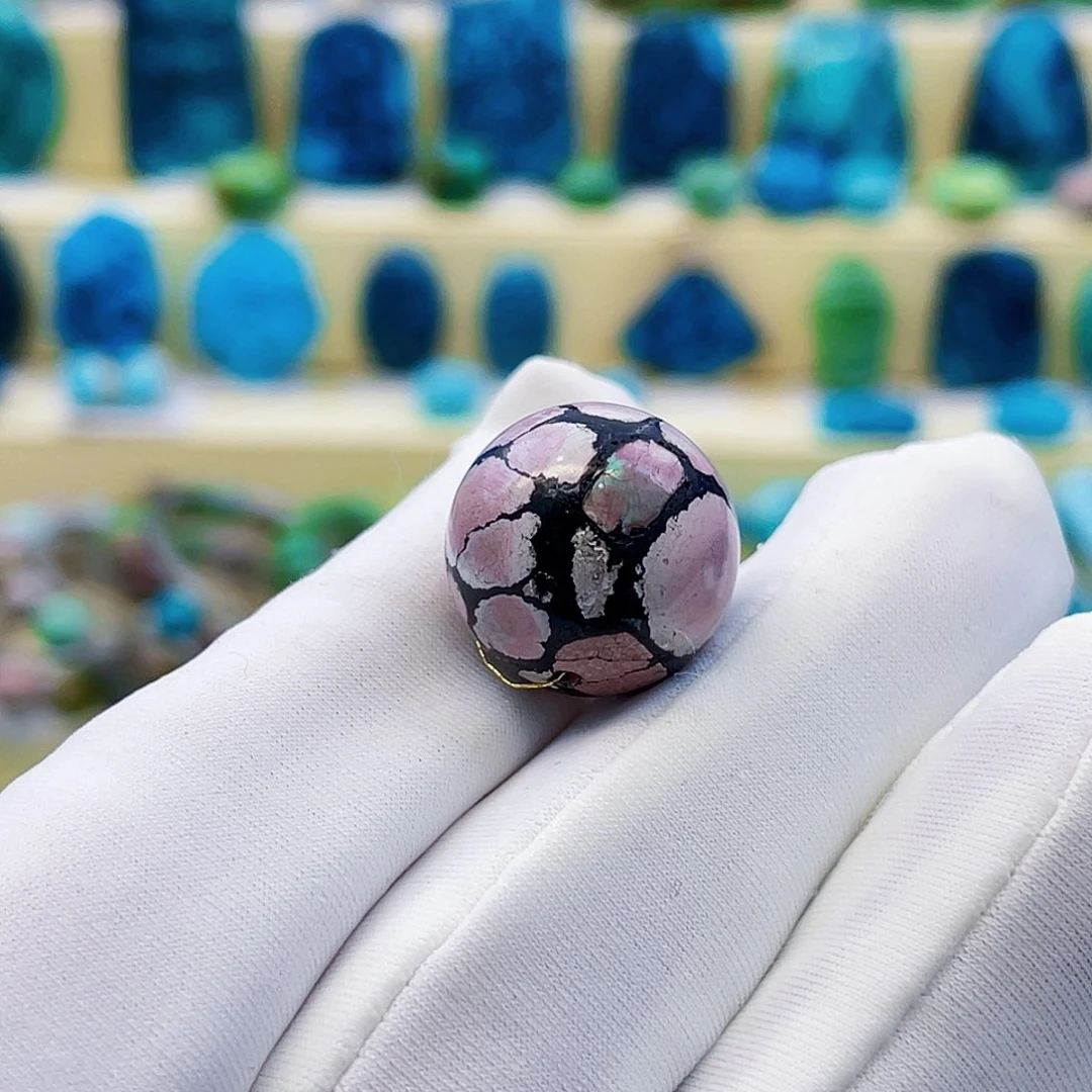 绿松石未镶嵌挂件