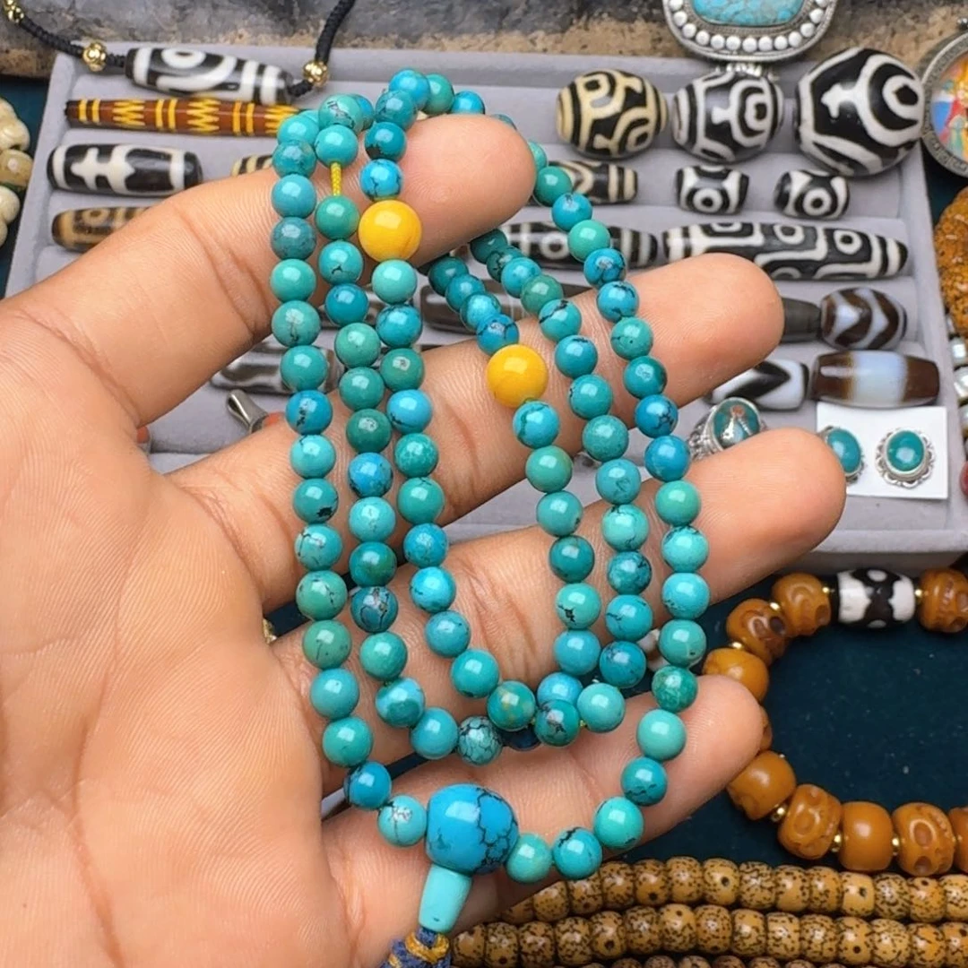 柏香籽/百香籽手串原矿松