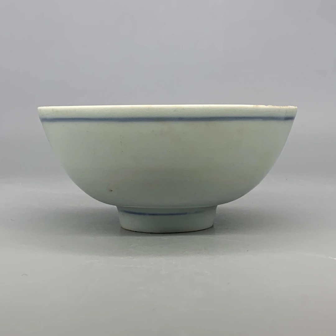 32511064*明晚期白釉茶碗/瓷器三/江苏省文物总店/MM