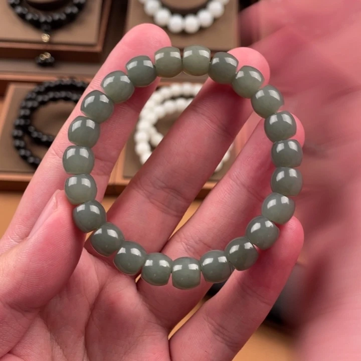 和田玉未镶嵌手链