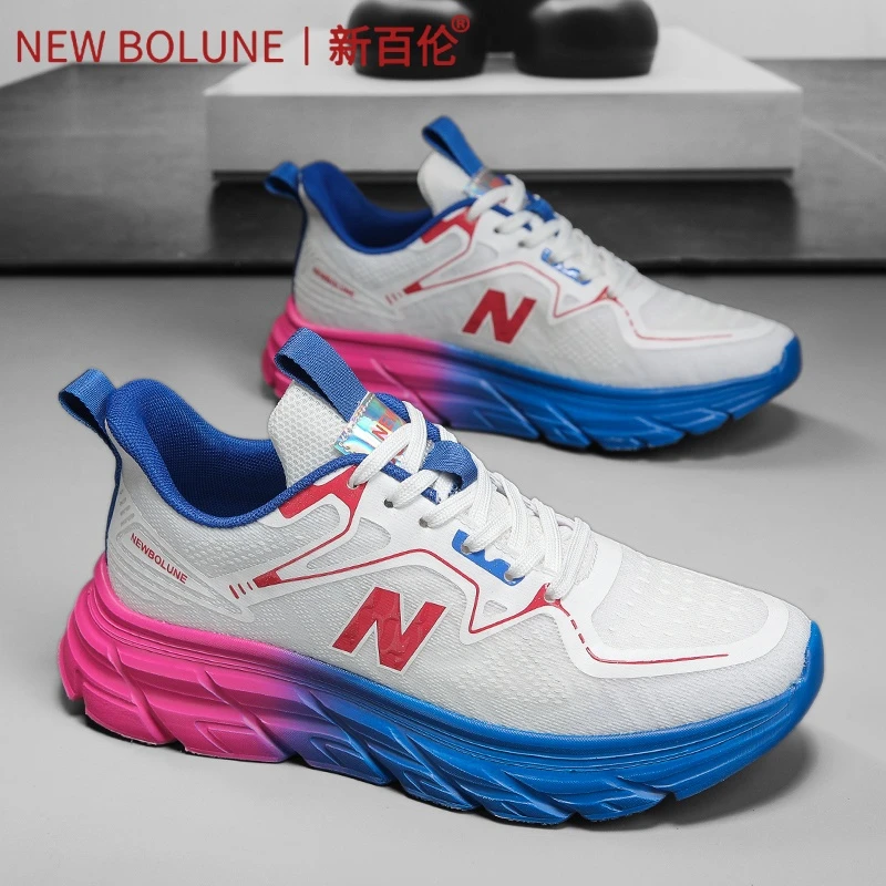 新百伦赤兔跑步鞋情侣款2025新款夏季透气软底减震百搭休闲运动鞋