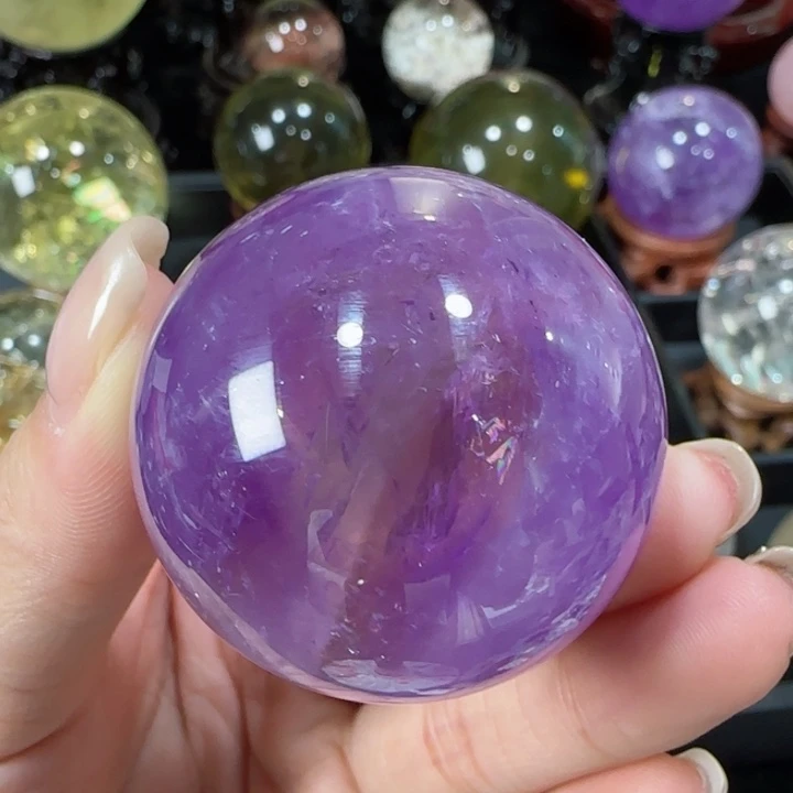 水晶天然水晶球A12未镶嵌天然4.3公分