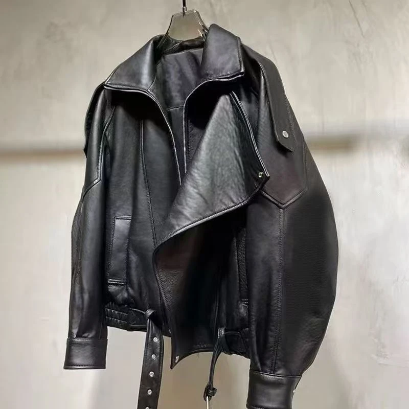 五九 （非主图款）女款痞帅高级感皮衣百搭修身型秋季休闲皮夹克