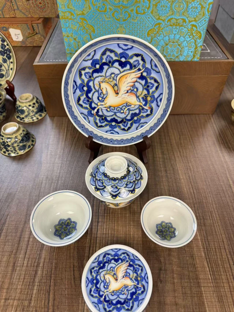 景德镇一马当先5件套