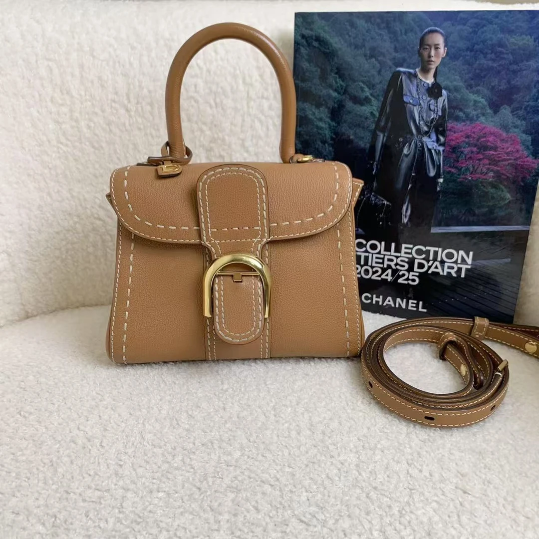 99新 Delvaux/德尔沃 壹臻/焦糖brillant mini/12期免息/54002974