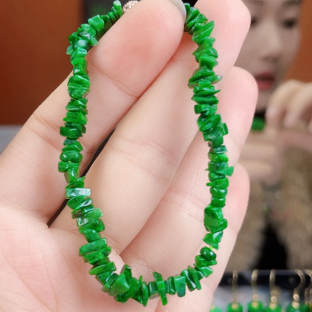 翡翠未镶嵌耳饰饰品