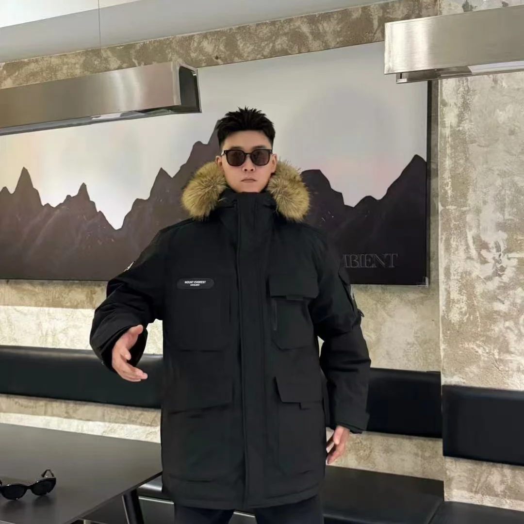 大码男装冬季防寒服厚外套