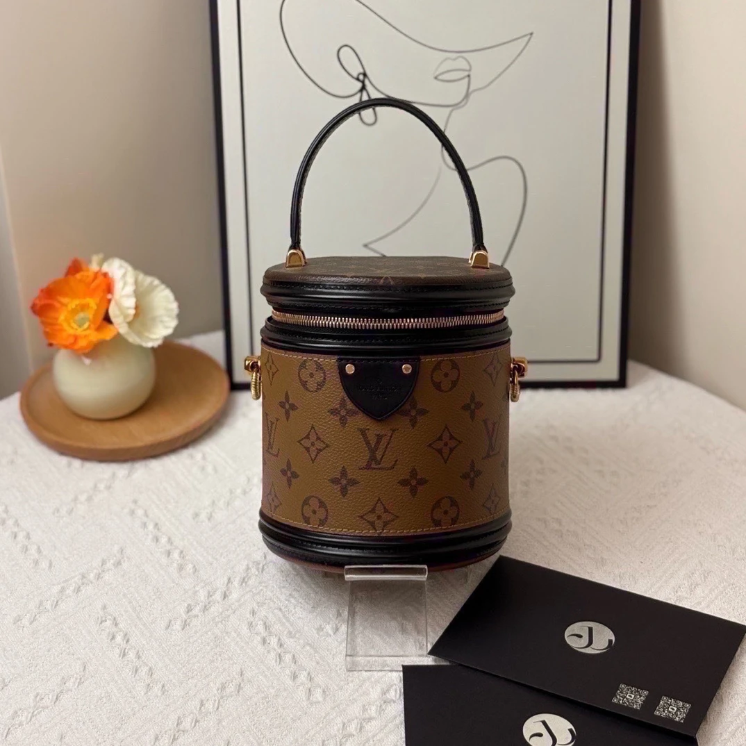 95新 LouisVuitton/路易威登 发财桶 芯片款 /JW8457