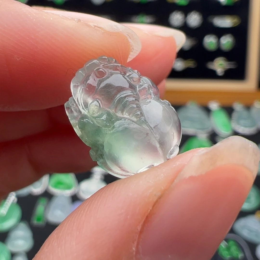 翡翠未镶嵌颈饰貔貅13