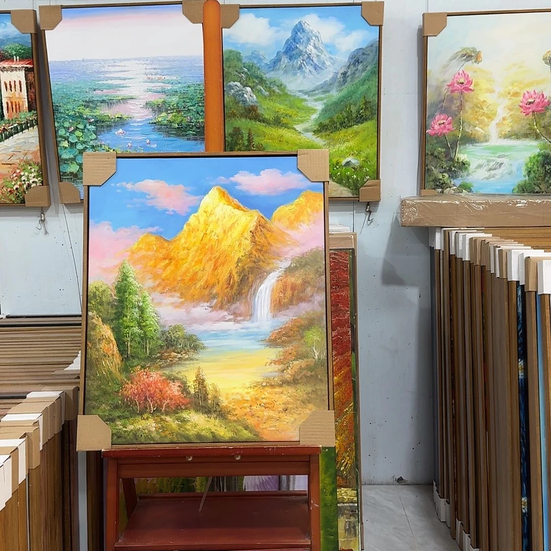 油画5060油画作品入选全国美展并获优秀