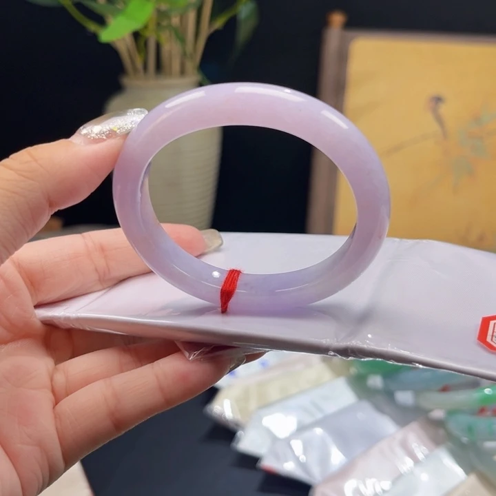 翡翠手镯未镶嵌贵妃53.5