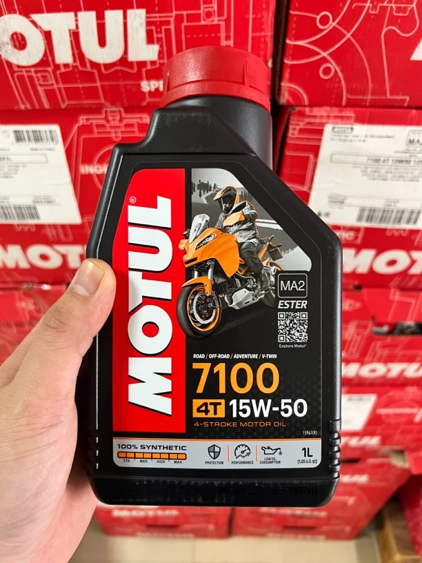 法国产摩特7100 15W50 摩托车机油 1L装