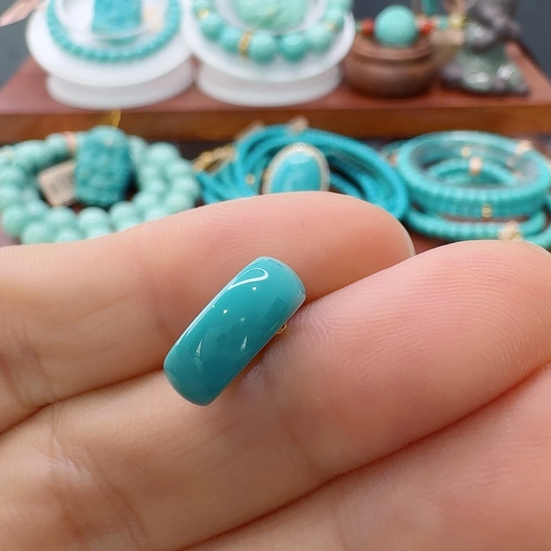 绿松石未镶嵌珠宝半成品