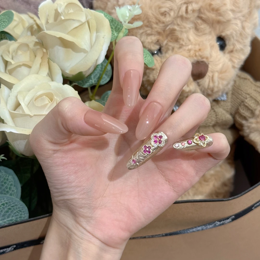 丹蜜琳【熹妃回宫】 只有四片  纯手工轻奢高级穿戴甲