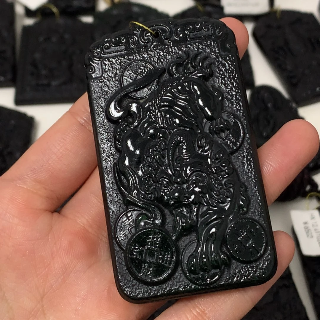 天然a货钢琴黑挂件