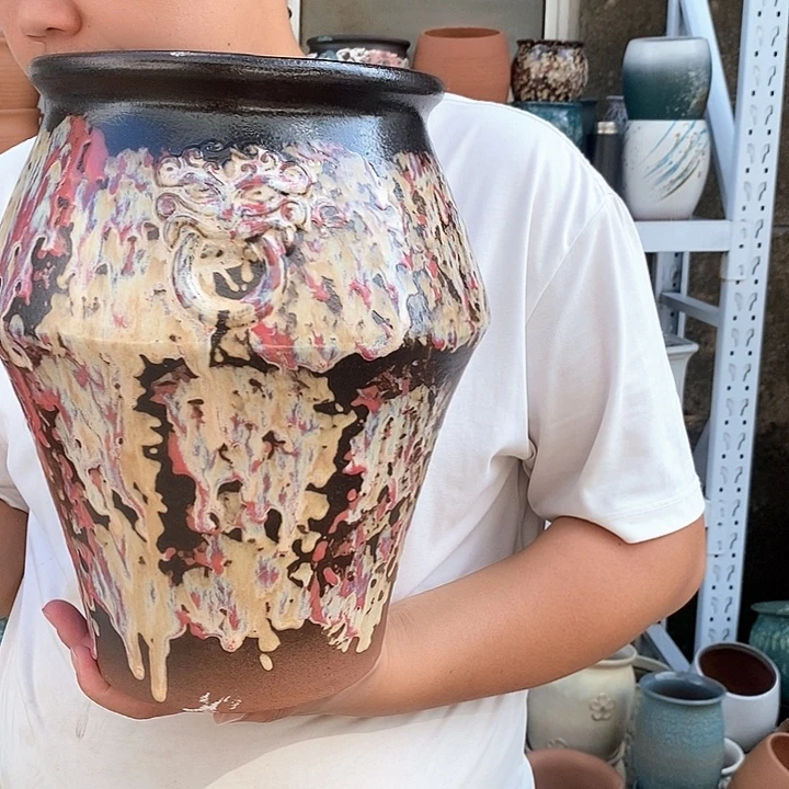 紫砂花盆口19高31福利