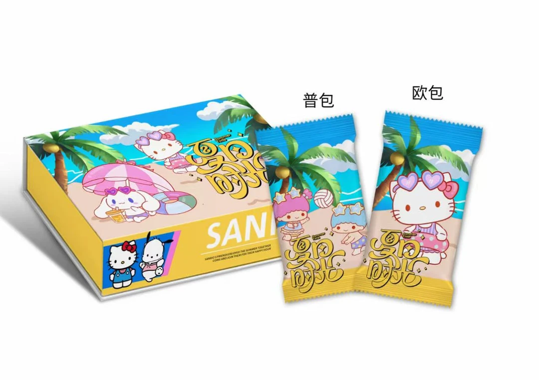 （首单）三丽鸥第二弹夏日时光国卡二创收藏卡牌默认代拆