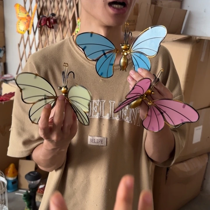 瓷片样品样品样品样品样品立体蝴蝶