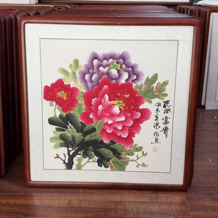 国画带框尺寸63*63厘米