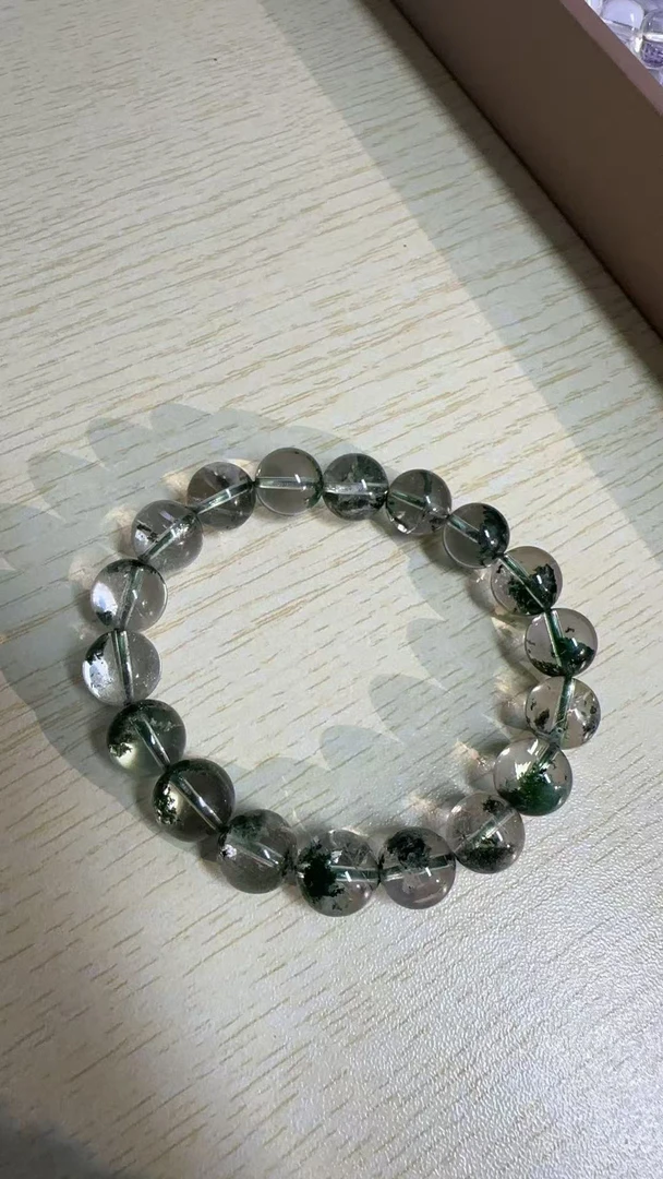 天然绿幽灵11mm水晶