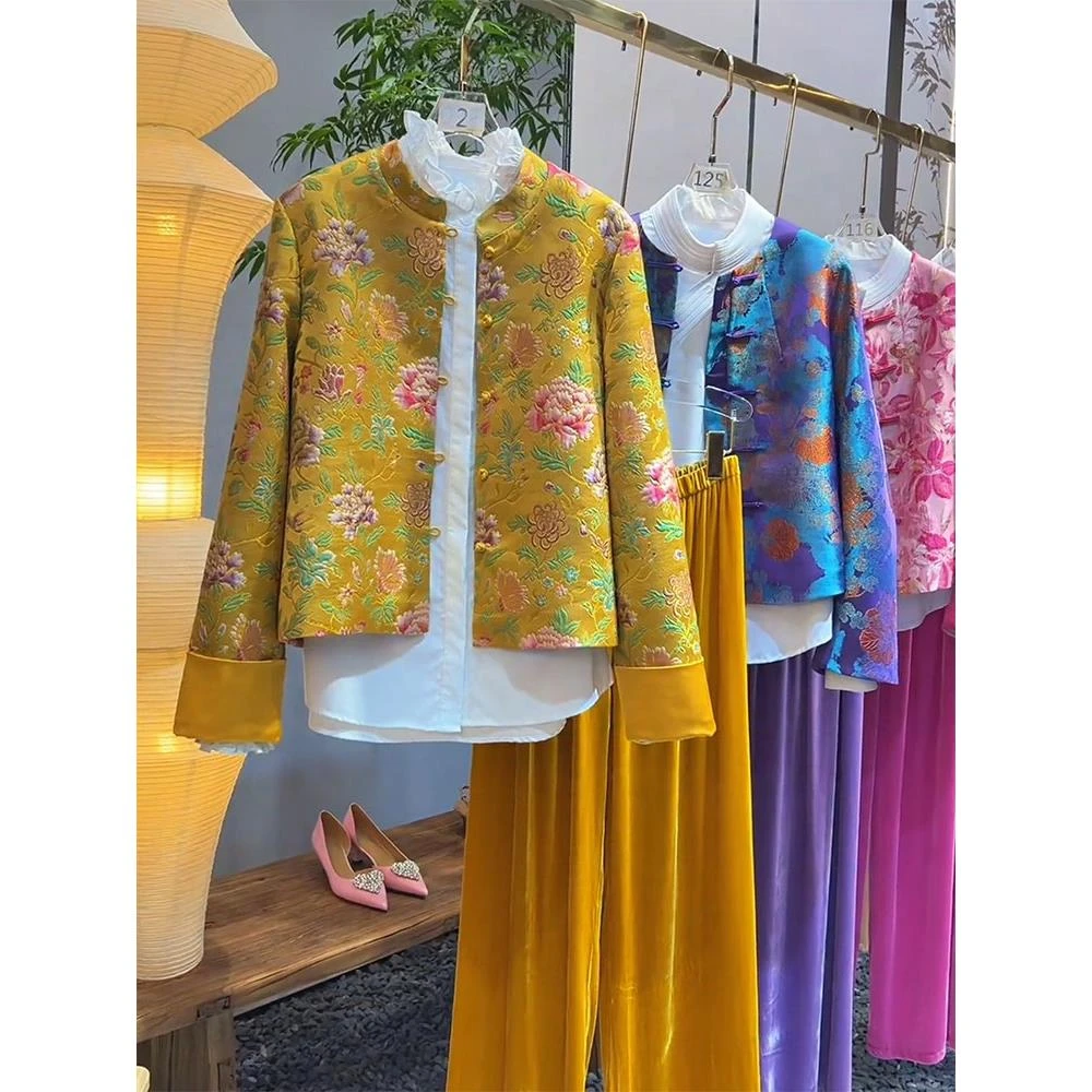 2025年秋冬新款复古气质高级感精致独特漂亮新中式国风禅意风外套