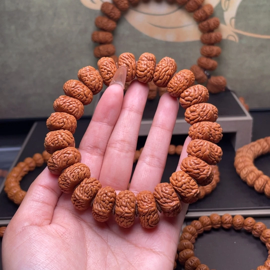 桃核吊坠20麒麟纹