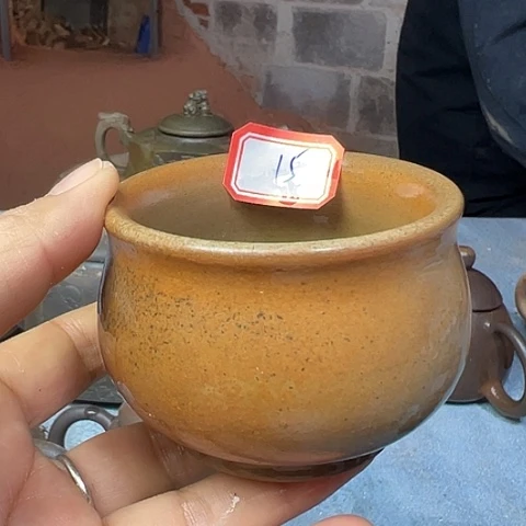戬谷龙窑柴烧茶杯15