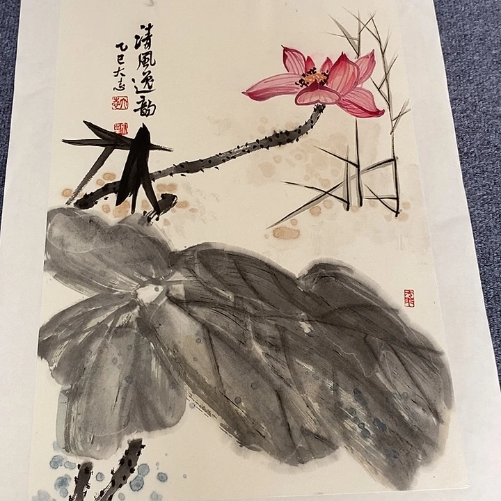 国画纯手绘国画写意作品45*68