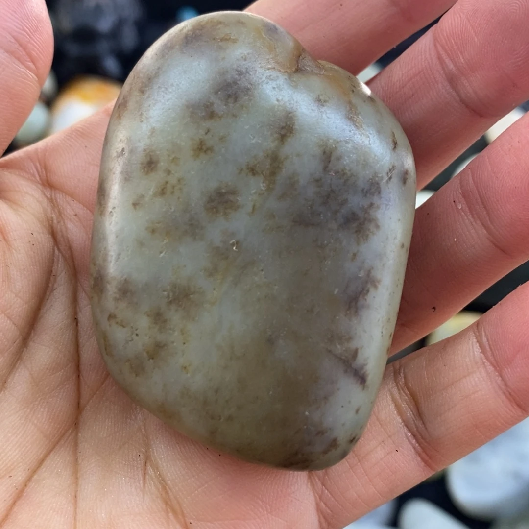 和田玉未镶嵌挂件24