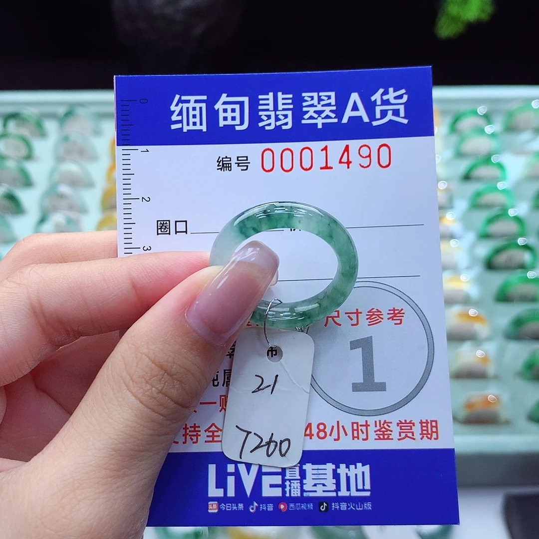 翡翠戒指未镶嵌21号